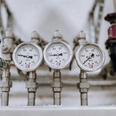 Misuratore di pressione del diaframma DN25 con montaggio inferiore e configurazione del tubo di Bourdon per applicazioni industriali