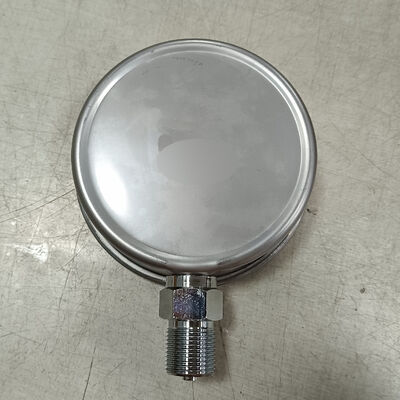 Misuratore di pressione idraulico da 100 mm riempito di liquido da 4 pollici con gamma da 0 a 2,5 MPa/0-25 kgf/cm2 e design resistente agli urti