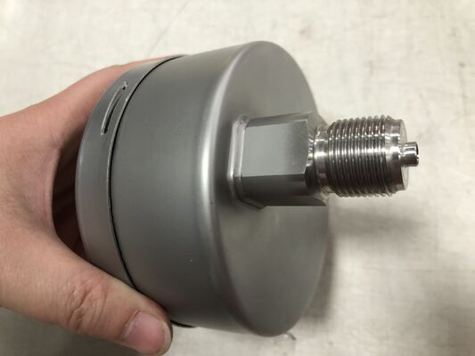 4 pollici 100 mm manometro di pressione in acciaio inossidabile resistente alle vibrazioni resistente alla corrosione senza manometro di riempimento di olio