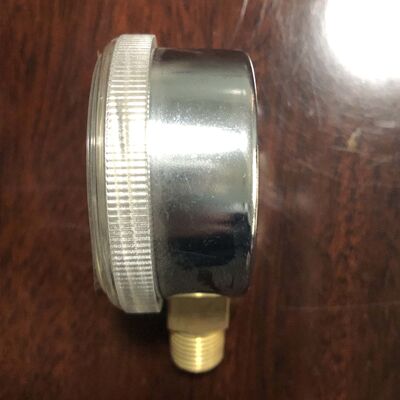 Misuratore di pressione dell'ossigeno da 2 pollici con gamma 0-4000 PSI Certificato sicuro per l'ossigeno per applicazioni a gas naturale e a gas liquido