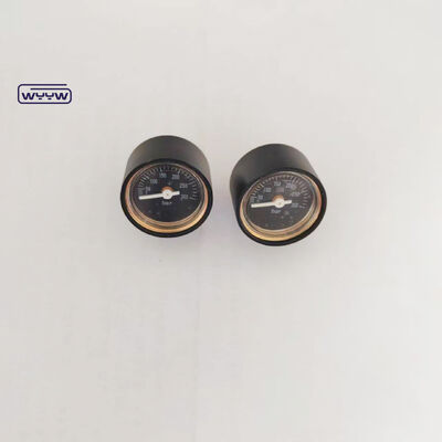 Manometro mini in acciaio da 30 mm 300 bar per carabina ad aria compressa