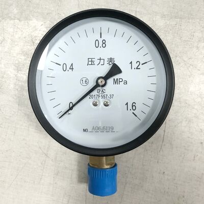 4-inch (100mm) Bourdon Tube Pressure Gauge 0-1.6MPa Economy & Durable for Reliable Mechanical Measurement