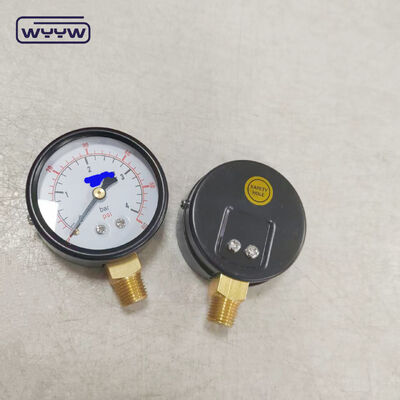 Manometro per gas con connessione radiale da 60 mm