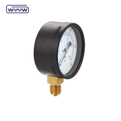 Manometro per gas con connessione radiale da 60 mm
