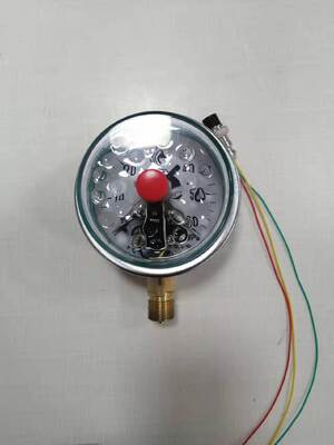 Misuratore elettronico di pressione assistito magneticamente con dimensioni di 100 mm e riempito di silicone per misure accurate